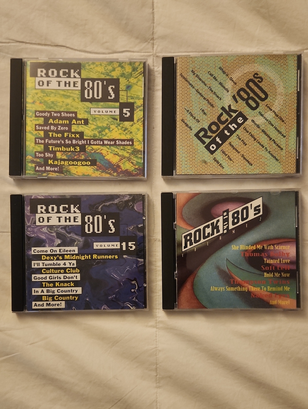Rock of the 80's Compilation CD - Multicolor
